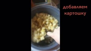 Тушеная картошка с курицей/индейкой в мультиварке | ВМЕСТЕ ЛЕГЧЕ