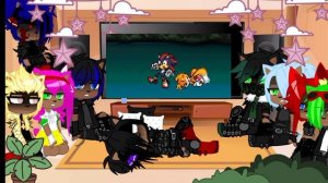 Sonic Villians react to Dark Sonic vs Metallix 1/2