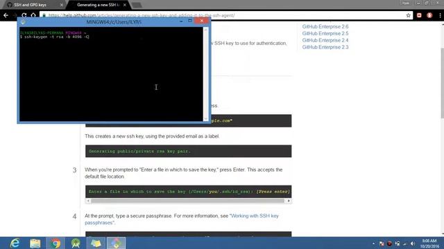 Tutorial SSH Key Pada Github dengan menggunakan Gitbash смотреть онлайн