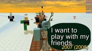 Исторя Roblox 2006-2017 !