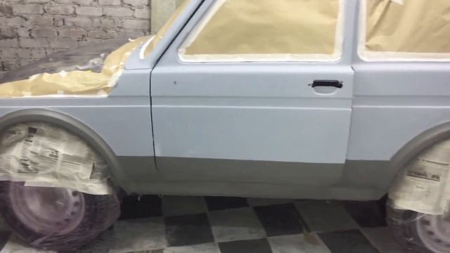 АНТИГРАВИЙ и Покраска в круг. Нива, Часть 5.