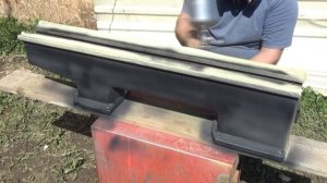 Восстановление ТВ-6.  Покраска станины