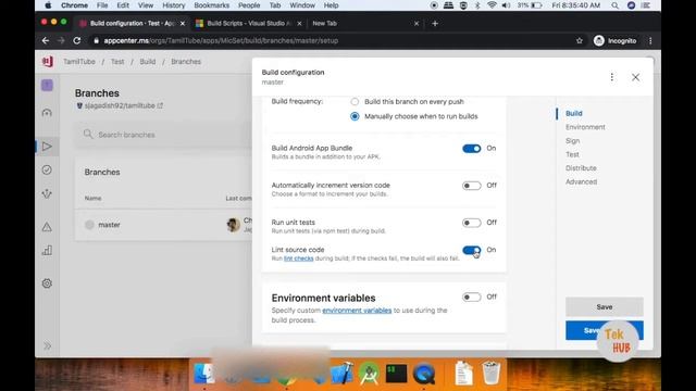 React Native Tutorial #17 - Appcenter Android Build and PlayStore Submission  |  Tek Hub