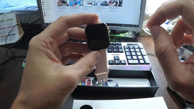 Обзор смарт-часы m26plus. Идеальная копия Apple смотреть онлайн