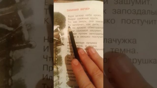 буря мглою небо кроет#пушкин#зимнийвечер#стихотворение