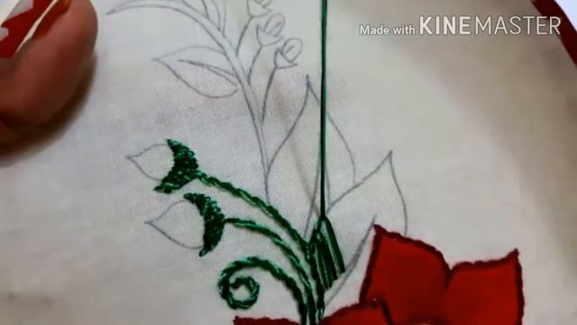 New hand embroidery tutorial (part - 2) || Hand embroidery for kameez | orna | saree|#munis_handwor