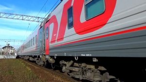 Электровоз ЭП2К-412 с пассажирским поездом №47 "Москва - Балаково"