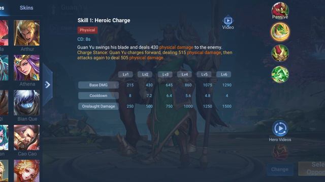 ОБЗОР ГЕРОЕВ HONOR OF KINGS - БОЙЦЫ (Ч.1) | Хонор оф Кингс | HoK смотреть онлайн