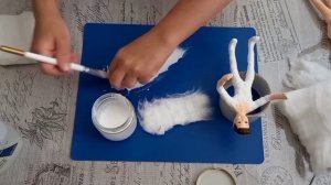 Куклы из ваты ПЕРВЫЙ СЕМЕЙНЫЙ ТАНЕЦ. Часть 1.