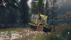 Spintires обзор карты ( Сосновый бор ) Днище! :-))