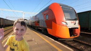 И снова Ласточка! Видео про поезда ,электрички, тепловоз и железнодорожный транспорт.