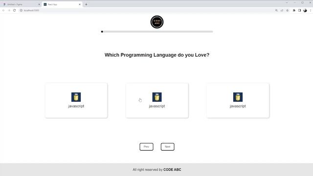 Multi Step website with dynamic progress bar using React js || React js project bangla tutorial