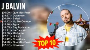 J Balvin 2023 MIX ~ Top 10 Best Songs ~ Greatest Hits ~ Full Album