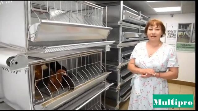 Клетка для кур-несушек новой серии Мультипро смотреть онлайн