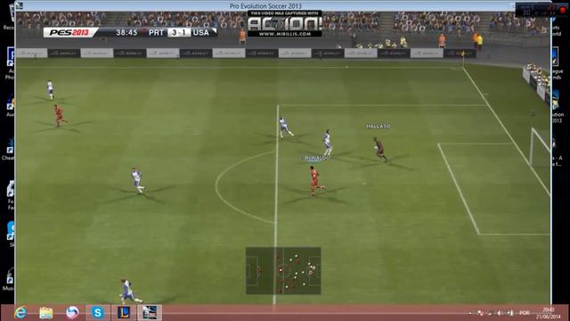 PES 2013 - Gameplay : Portugal VS EUA смотреть онлайн
