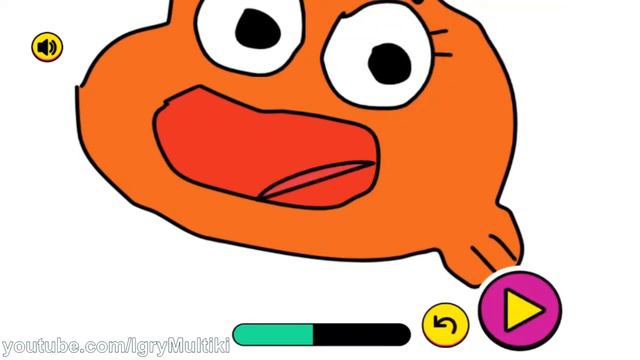The Amazing World of Gumball: How to Draw Darwin (Мир Гамбола: Как нарисовать Дарвина) смотреть онлайн