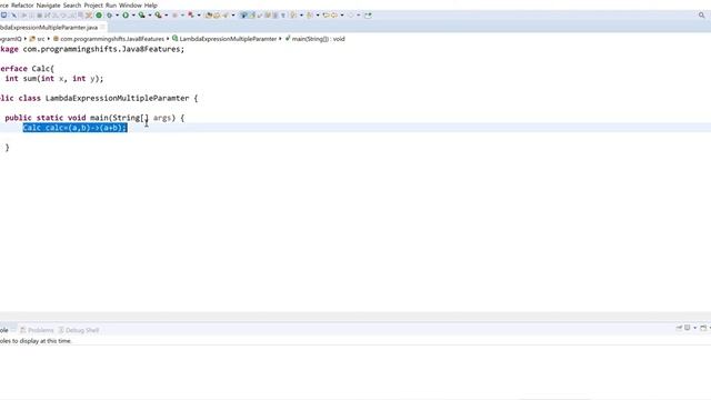 Java 8 Features Lambda Expression Multiple Paramter-2 смотреть онлайн