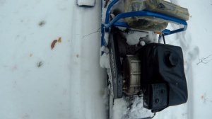 Мотобуксировщик Хаски. После сезона эксплуатации. Поломки.