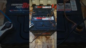 Обзор и зарядка аккумулятора Drive Champion pilot 12v 42ah