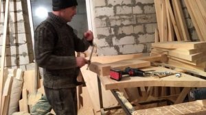 Сборка забежных косоуров.