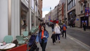 Мрачная Пасхальная прогулка по центру Лондона Оксфорд-Серкус, Пикадилли-Серкус, Лестер-сквер