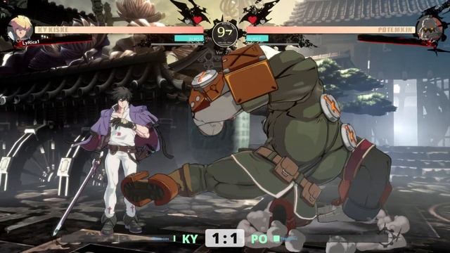 GGST ▰ Snake Eyez (#1 Ranked Potemkin) vs LyRica1 (TOP Ranked Ky). Guilty Gear Strive