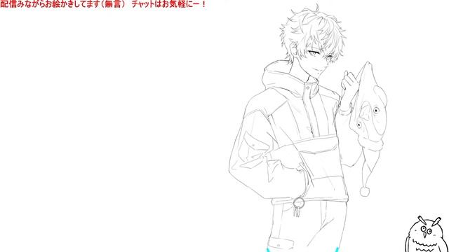 10/15　お絵かきライブ配信　イラスト メイキング | Illustration Making смотреть онлайн