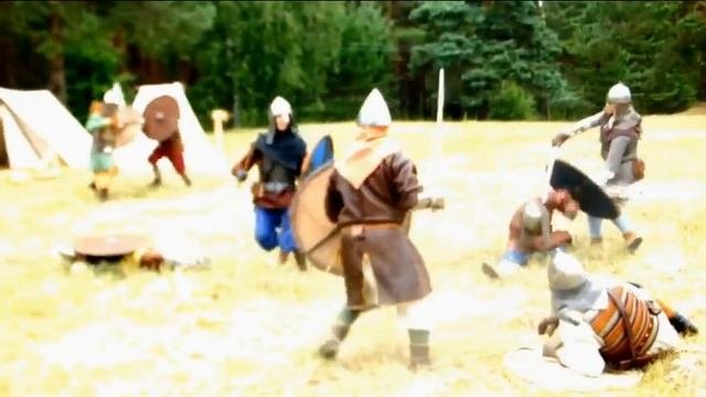 Выступление военно-исторического клуба 