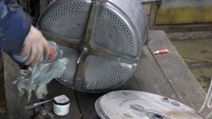 Восстановление посадки подшипника  на валу стиральной машинки. Микросварка.