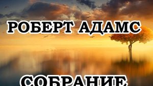 Роберт Адамс — Три простых способа для достижения прогресса