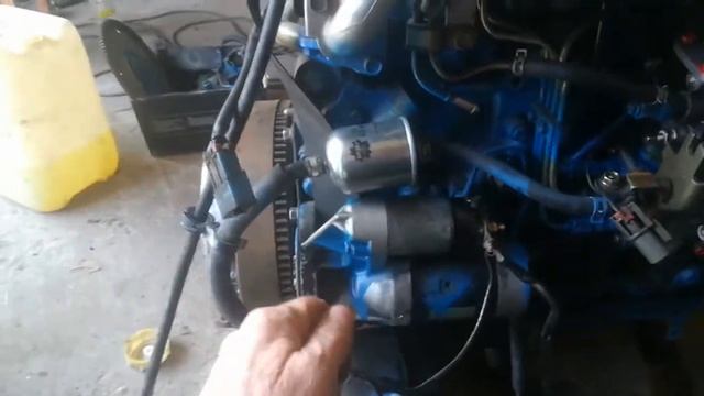 Запуск дизеля QD32T. ЗАПОЛНЕНИЕ ТНВД ТОПЛИВОМ.