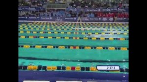 Олимпийский чемпион Райан Лохте на 400 М Комплексное плавание в Атланте