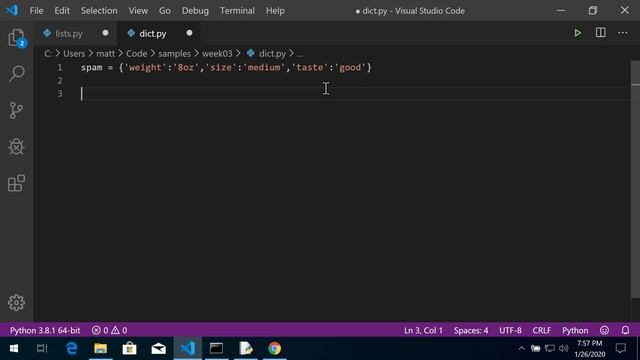 IT 2750 - Dictionaries смотреть онлайн