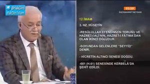 Nihat Hatipoğlu 12 İmam kimdir