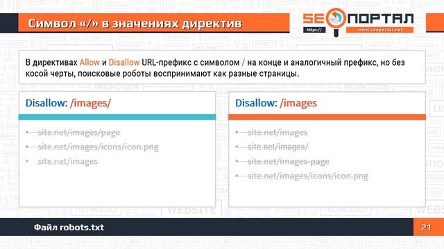 Файл robots.txt смотреть онлайн