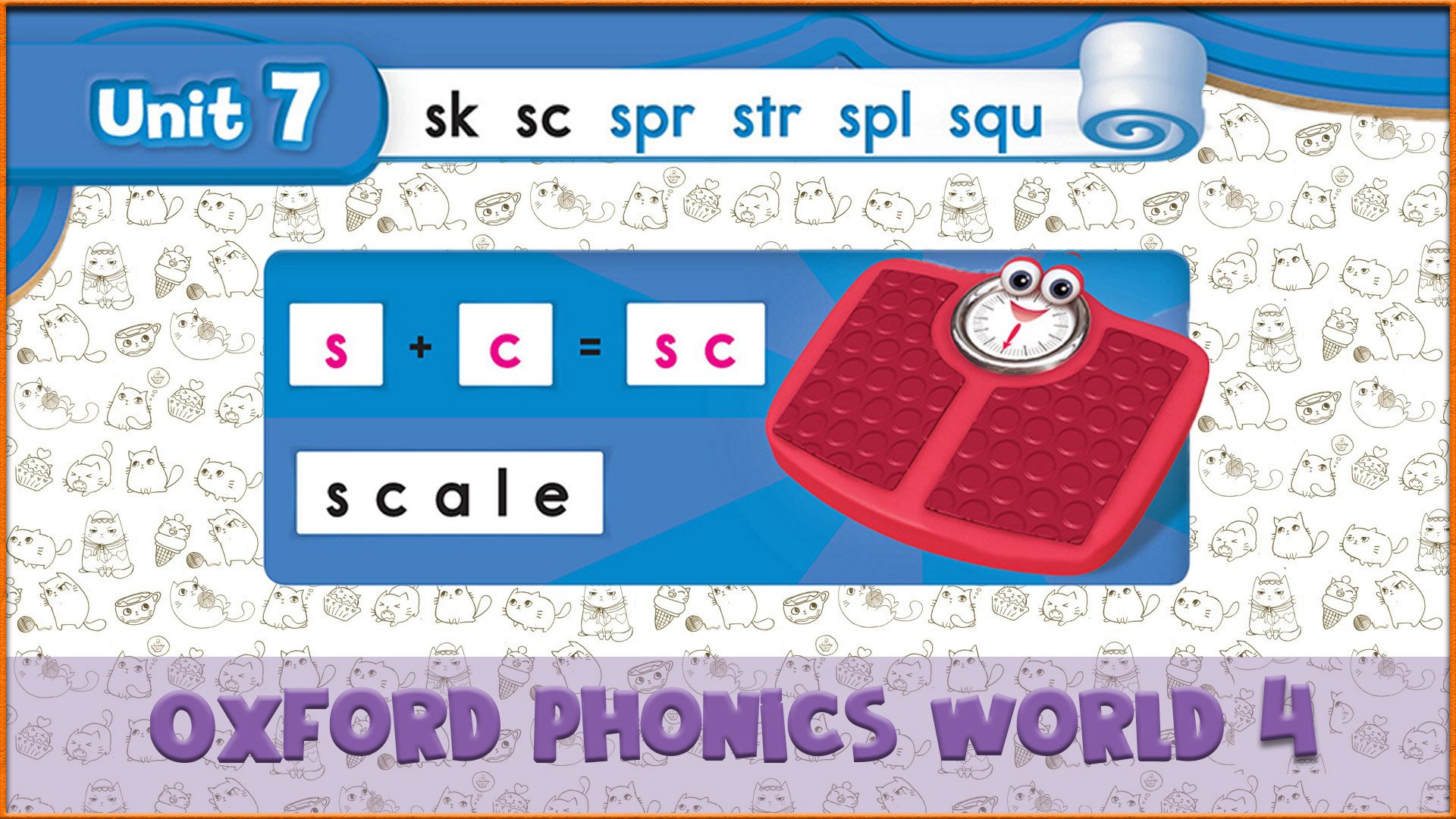 | sc | Oxford Phonics World 4 - Consonant Blends. #43