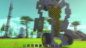 Scrap mechanic - Прототип - Робот трансформер - Transformer