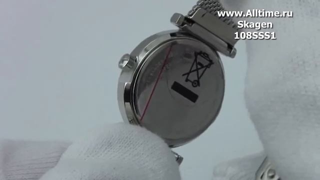 Женские наручные датские часы Skagen 108SSS1 смотреть онлайн