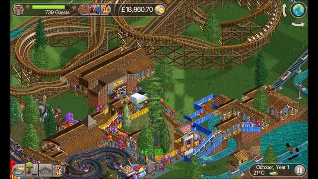 Frontier Forest | Rollercoaster Tycoon Classic смотреть онлайн