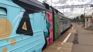 ЭД4М-0347 и ЭД4М-0362 На станции Серп и Молот