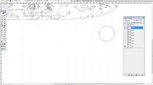 Photoshop судомоделизм (работа с чертежами)