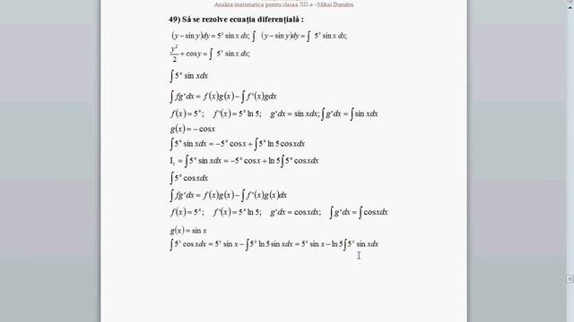 Analiza matematica pentru clasa aXIIa- Lectia 38 смотреть онлайн