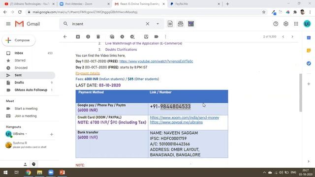 React JS Online Training | Day 2 | Software Installation | UiBrains Technologies | NAVEEN SAGGAM