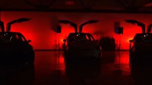Рождественское шоу Tesla Model X