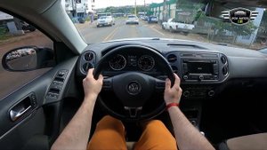 Volkswagen Tiguan (2.0 TSI) 2012 / POV Test drive 4K (Sem narração)