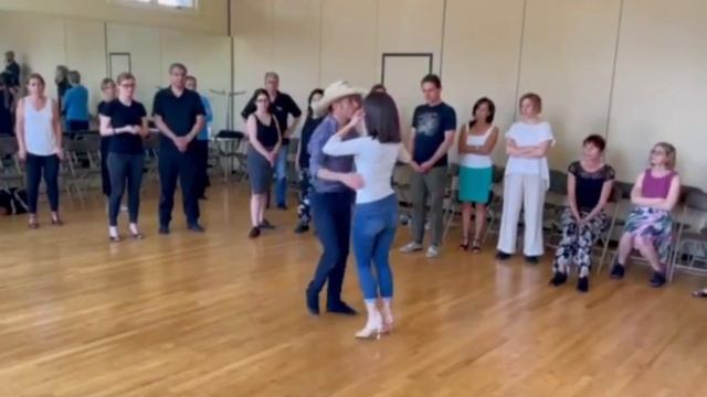 Austin Spring Tango Festival pequeño  resumen de uno de los Workshops Yanina y Neri смотреть онлайн