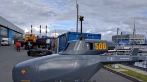 На военно-морском салоне представлен российский БПЛА-вертолет БВС ВТ-500