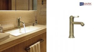 Смеситель для умывальника (раковины) Lemark Villa LM4837B бронза латунь