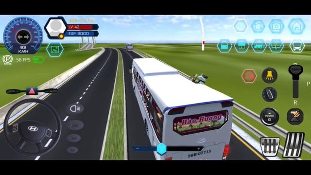 Hyundai Bus Driving In Bus Simulator Vietnam | Long Route | Android Gameplay