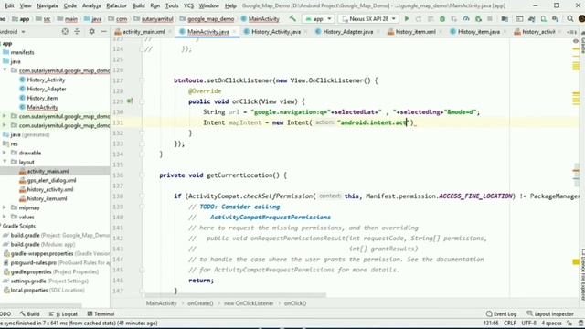 How to get route in google map in android || how to show Route in maps смотреть онлайн